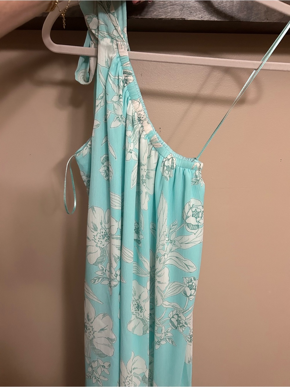 Garden Tie One Shoulder Flounce Midi Dress ๐ Worn once - Picture 10 of 10